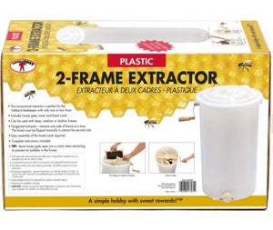 Two Frame Plastic Honey Extractor- Little Giant